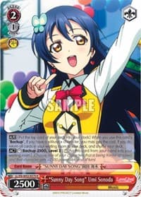 "Sunny Day Song" Umi Sonoda - Love Live! DX Vol.2 - Weiss Schwarz card