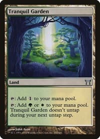 Tranquil Garden - Champions of Kamigawa - Magic: The Gathering card