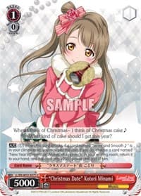 "Christmas Date" Kotori Minami - Love Live! DX Vol.2 - Weiss Schwarz card