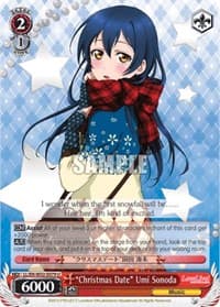 "Christmas Date" Umi Sonoda - Love Live! DX Vol.2 - Weiss Schwarz card
