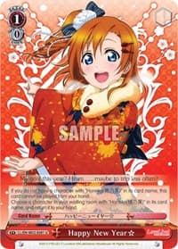 Happy New Year - Love Live! DX Vol.2 - Weiss Schwarz card