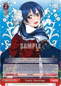 Yearly Greetings - Love Live! DX Vol.2 - Weiss Schwarz card