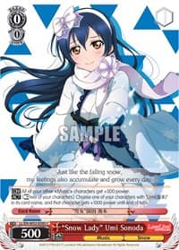 "Snow Lady" Umi Sonoda - Love Live! DX Vol.2 - Weiss Schwarz card