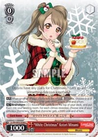 "White Christmas" Kotori Minami - Love Live! DX Vol.2 - Weiss Schwarz card