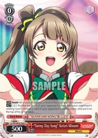 "Sunny Day Song" Kotori Minami - Love Live! DX Vol.2 - Weiss Schwarz card