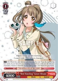 "Bird Watching" Kotori Minami - Love Live! DX Vol.2 - Weiss Schwarz card
