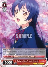 "Future Style" Umi Sonoda - Love Live! DX Vol.2 - Weiss Schwarz card