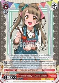 "Open Wide~" Kotori Minami - Love Live! DX Vol.2 - Weiss Schwarz card