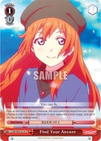 Find Your Answer - Love Live! DX Vol.2 - Weiss Schwarz card