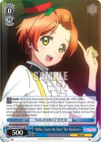 "Hello, Count the Stars" Rin Hoshizora - Love Live! DX Vol.2 - Weiss Schwarz card