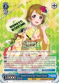 "Summer Festival Date" Hanayo Koizumi - Love Live! DX Vol.2 - Weiss Schwarz card