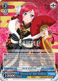 "Dressed Up" Maki Nishikino - Love Live! DX Vol.2 - Weiss Schwarz card