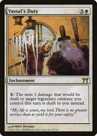 Vassal's Duty - Champions of Kamigawa - Magic: The Gathering card