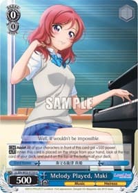 Melody Played, Maki - Love Live! DX Vol.2 - Weiss Schwarz card