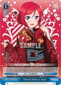 Finest Once a Year - Love Live! DX Vol.2 - Weiss Schwarz card