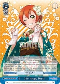 365 Happy Days! - Love Live! DX Vol.2 - Weiss Schwarz card