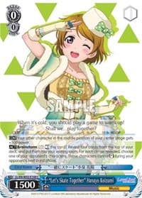 "Let's Skate Together" Hanayo Koizumi - Love Live! DX Vol.2 - Weiss Schwarz card