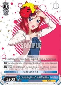 "Scattering Beans" Maki Nishikino - Love Live! DX Vol.2 - Weiss Schwarz card