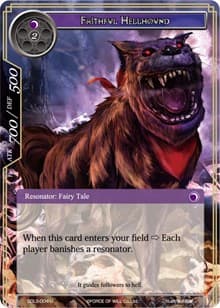 Faithful Hellhound - L1 Starter Deck - Vampiric Hunger - Force of Will card