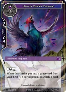 Heaven Bound Pheasant - L1 Starter Deck - Vampiric Hunger - Force of Will card