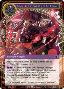 Shara, Third Daughter of the Mikage - L1 Starter Deck - Vampiric Hunger - Force of Will card