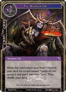 The Drunken Oni - L1 Starter Deck - Vampiric Hunger - Force of Will card