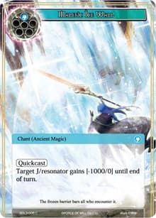 Malefic Ice Wall - L1 Starter Deck - Malefic Ice - Force of Will card