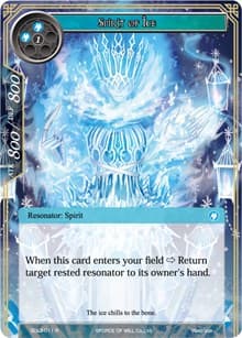 Spirit of Ice - L1 Starter Deck - Malefic Ice - Force of Will card