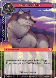 Lunya's Best Friend - L1 Starter Deck - Rage of R'lyeh - Force of Will card