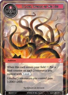 R'lyeh, World of No Lies - L1 Starter Deck - Rage of R'lyeh - Force of Will card
