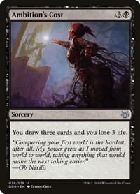 Ambition's Cost - Duel Decks: Nissa vs. Ob Nixilis - Magic: The Gathering card