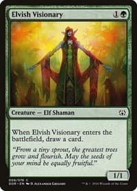 Elvish Visionary - Duel Decks: Nissa vs. Ob Nixilis - Magic: The Gathering card