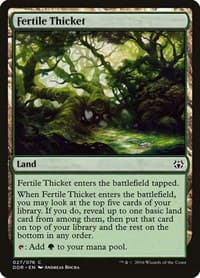Fertile Thicket - Duel Decks: Nissa vs. Ob Nixilis - Magic: The Gathering card