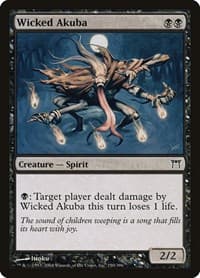 Wicked Akuba - Champions of Kamigawa - Magic: The Gathering card