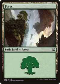 Forest (033) - Duel Decks: Nissa vs. Ob Nixilis - Magic: The Gathering card