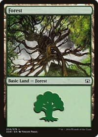 Forest (034) - Duel Decks: Nissa vs. Ob Nixilis - Magic: The Gathering card