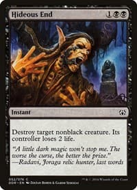 Hideous End - Duel Decks: Nissa vs. Ob Nixilis - Magic: The Gathering card