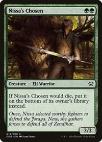 Nissa's Chosen - Duel Decks: Nissa vs. Ob Nixilis - Magic: The Gathering card