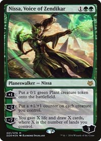 Nissa, Voice of Zendikar - Duel Decks: Nissa vs. Ob Nixilis - Magic: The Gathering card