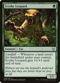 Scythe Leopard - Duel Decks: Nissa vs. Ob Nixilis - Magic: The Gathering card