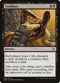 Smallpox - Duel Decks: Nissa vs. Ob Nixilis - Magic: The Gathering card