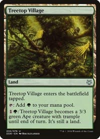 Treetop Village - Duel Decks: Nissa vs. Ob Nixilis - Magic: The Gathering card