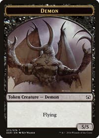 Demon Token - Duel Decks: Nissa vs. Ob Nixilis - Magic: The Gathering card