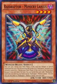 Raidraptor - Mimicry Lanius - 2016 Mega-Tins Mega Pack - YuGiOh card