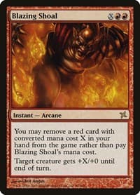 Blazing Shoal - Betrayers of Kamigawa - Magic: The Gathering card