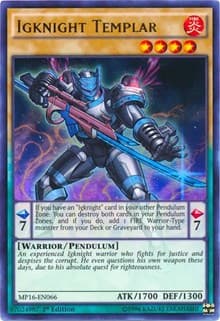 Igknight Templar - 2016 Mega-Tins Mega Pack - YuGiOh card