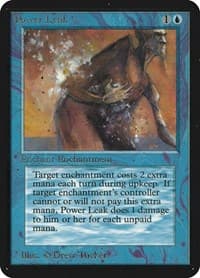 Power Leak - Alpha Edition - Magic: The Gathering card