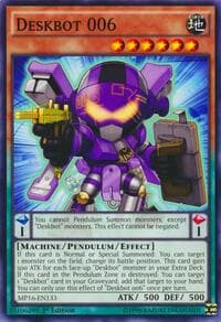 Deskbot 006 - 2016 Mega-Tins Mega Pack - YuGiOh card