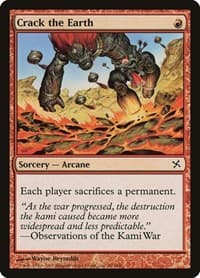 Crack the Earth - Betrayers of Kamigawa - Magic: The Gathering card