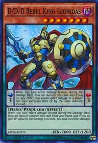 D/D/D Rebel King Leonidas - 2016 Mega-Tins Mega Pack - YuGiOh card